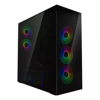 ARCTIC Xtender VG (Black) Caja de PC E-ATX Premium con montaje vertical de GPU