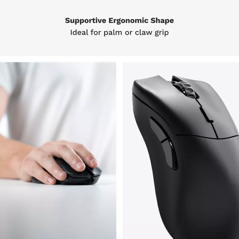Glorious Gaming Glorious Model D 2 PRO inalámbrico - 1K Polling - negro