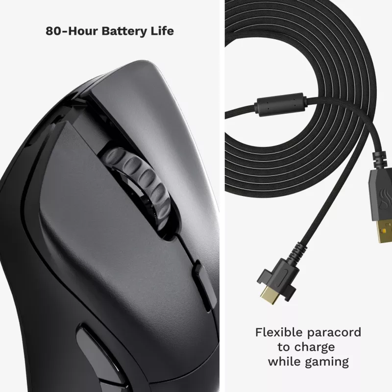 Glorious Gaming Glorious Model D 2 PRO inalámbrico - 1K Polling - negro