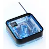 Bloque de agua Alphacool Core 1 LT Aurora Acrílico Cobre Níquel Negro Transparente
