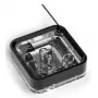 Bloque de agua Alphacool Core 1 LT Aurora Acrílico Cobre Níquel Negro Transparente
