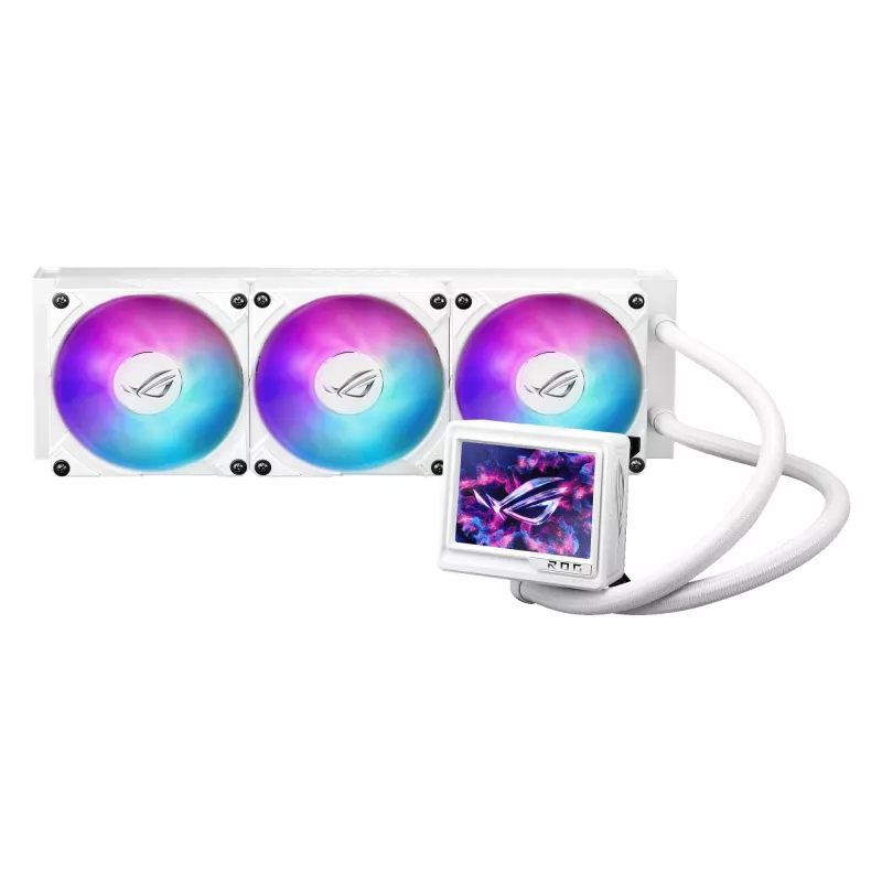 Refrigeración líquida todo en uno ASUS ROG RYUJIN III 360 ARGB EXTREME WHT para procesador 12 cm Blanco 1 ud.