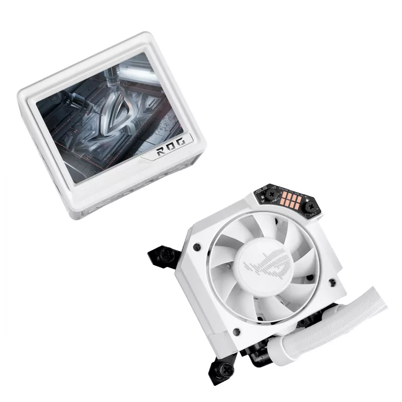 Refrigeración líquida todo en uno ASUS ROG RYUJIN III 360 ARGB EXTREME WHT para procesador 12 cm Blanco 1 ud.