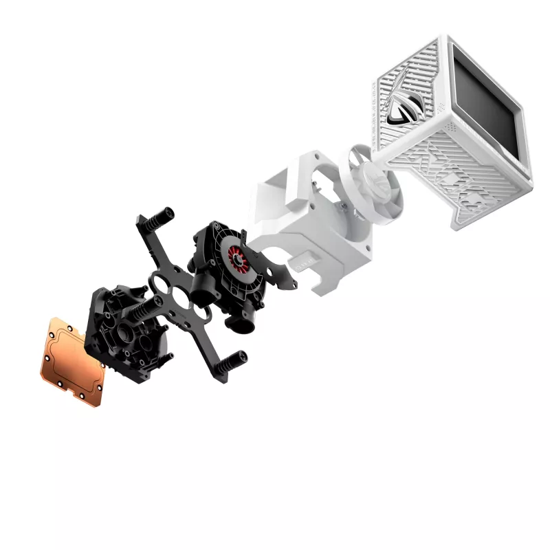 Refrigeración líquida todo en uno ASUS ROG RYUJIN III 360 ARGB EXTREME WHT para procesador 12 cm Blanco 1 ud.