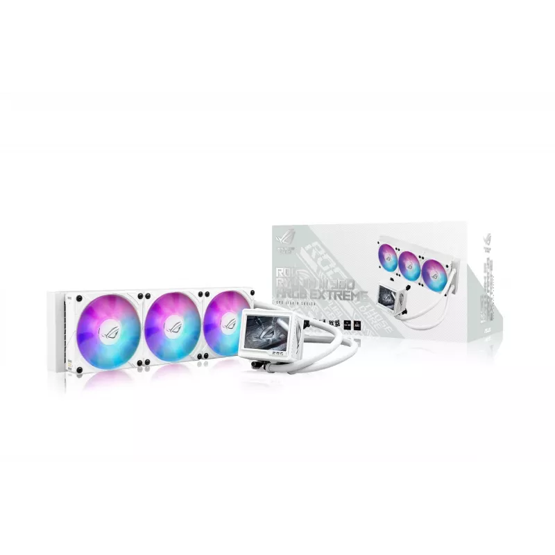 Refrigeración líquida todo en uno ASUS ROG RYUJIN III 360 ARGB EXTREME WHT para procesador 12 cm Blanco 1 ud.
