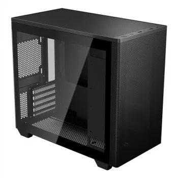 Caja PC Aerocool Stormfront Mini Mini Tower Negro ATX Fuente lateral Ventilador 120 mm