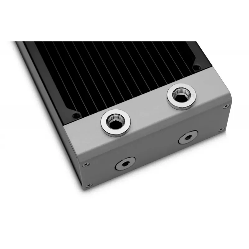 Radiador EK Water Blocks Latón Cobre Acero inoxidable Negro 130x300x44mm