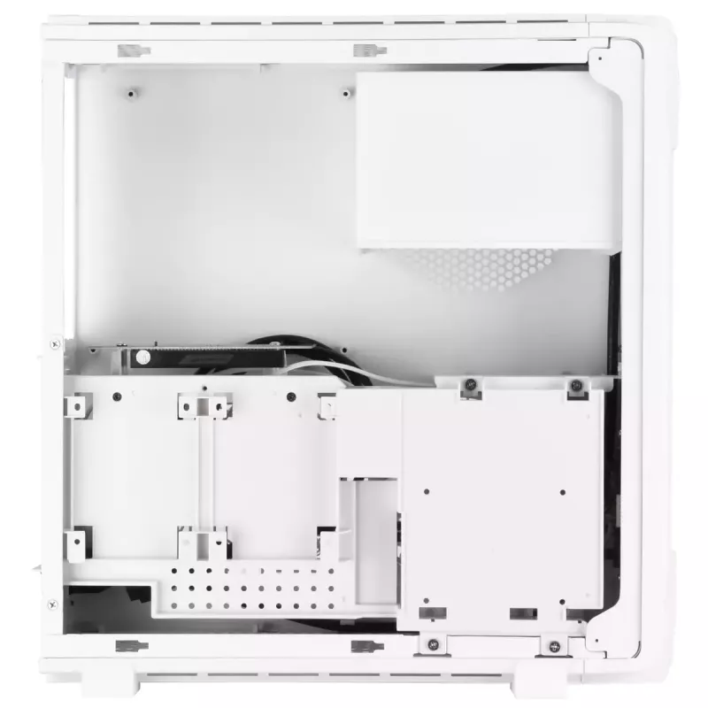 Caja PC Silverstone RVZ03-ARGB Sobremesa Blanco