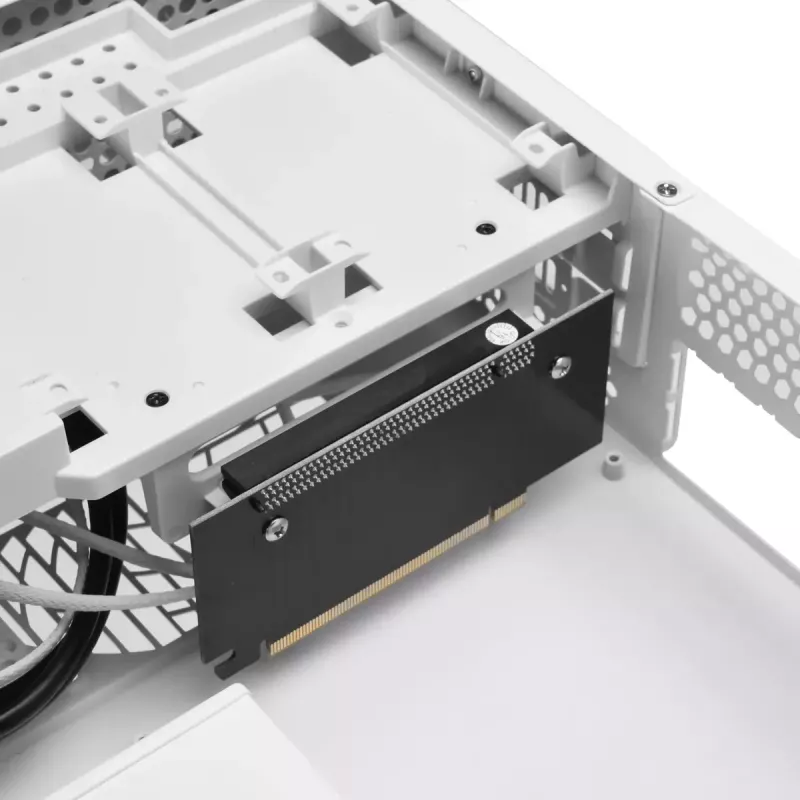 Caja PC Silverstone RVZ03-ARGB Sobremesa Blanco