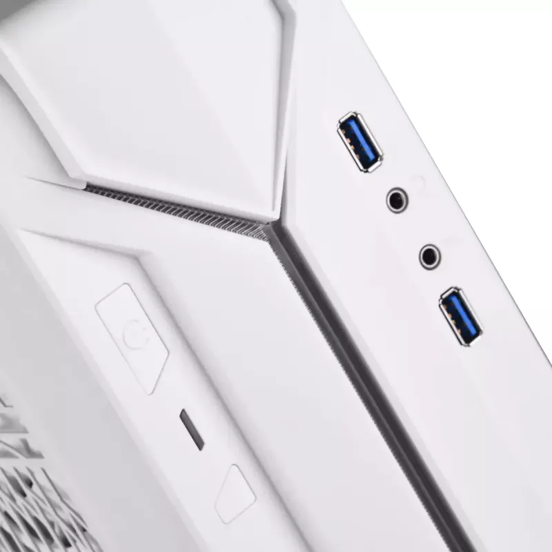 Caja PC Silverstone RVZ03-ARGB Sobremesa Blanco