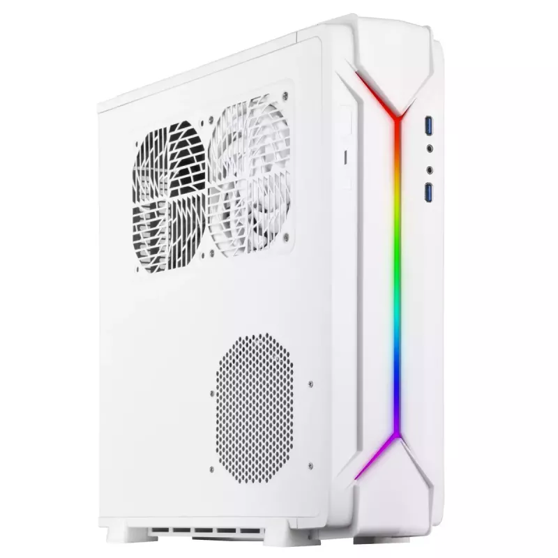 Caja PC Silverstone RVZ03-ARGB Sobremesa Blanco
