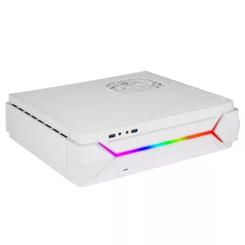 Caja PC Silverstone RVZ03-ARGB Sobremesa Blanco