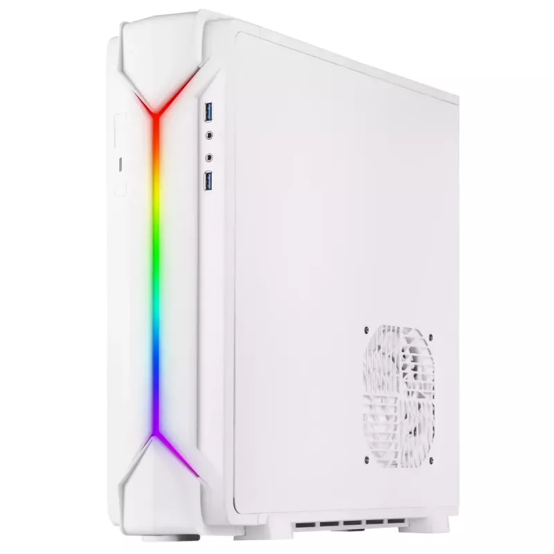 Caja PC Silverstone RVZ03-ARGB Sobremesa Blanco
