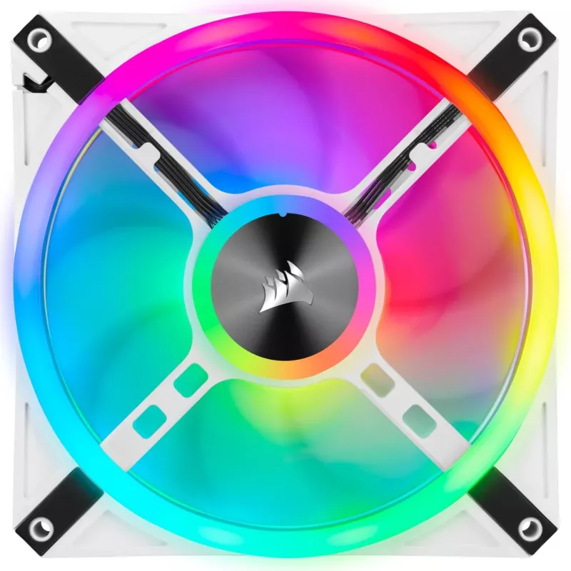 Ventilador LED CORSAIR - Serie QL Blanco QL140 RGB 140mm RGB pack individual