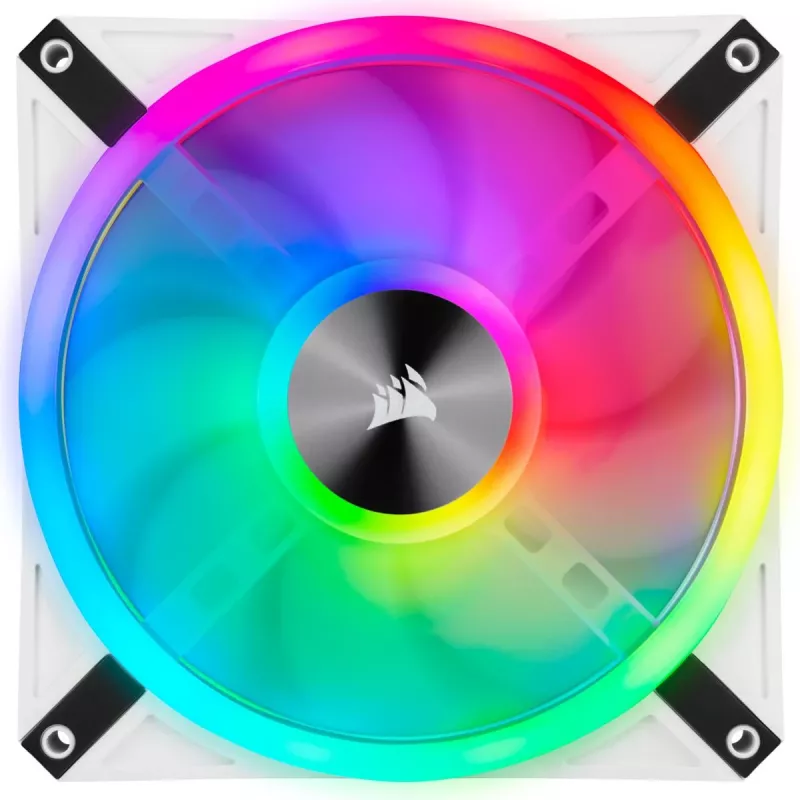 Ventilador LED CORSAIR - Serie QL Blanco QL140 RGB 140mm RGB pack individual