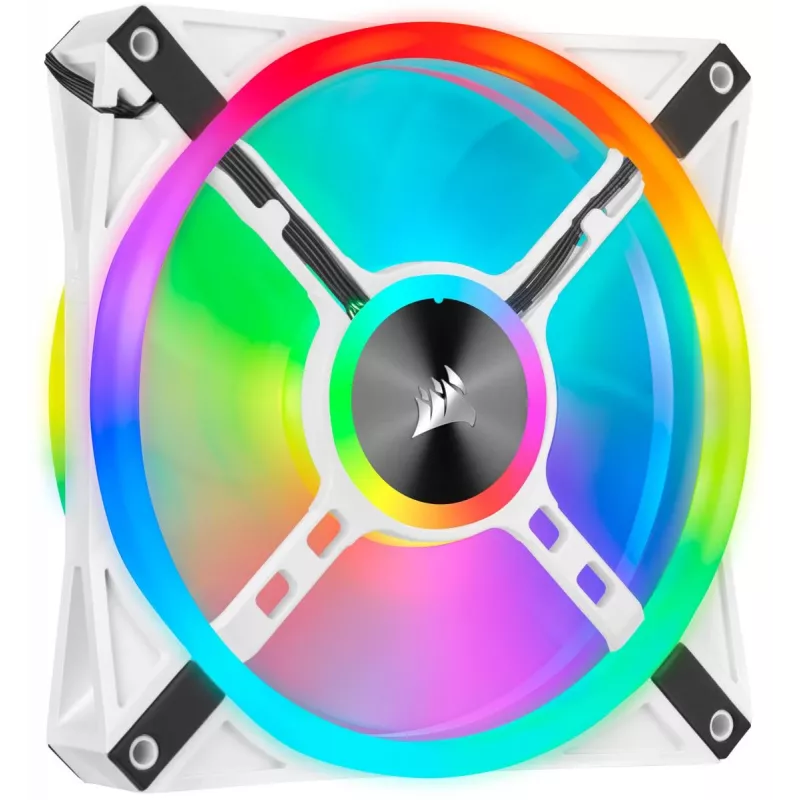 Ventilador LED CORSAIR - Serie QL Blanco QL140 RGB 140mm RGB pack individual