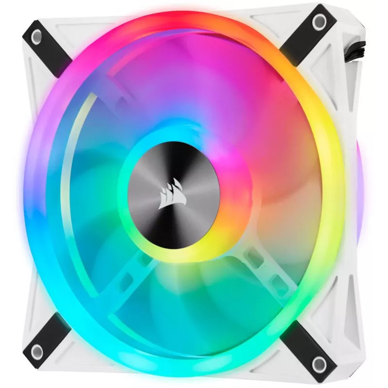 Ventilador LED CORSAIR - Serie QL Blanco QL140 RGB 140mm RGB pack individual