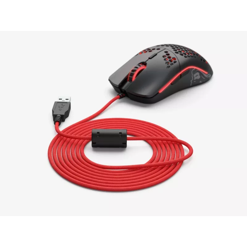 Cable de ratón GLORIOUS G-ASC-RED rojo 2 m trenzado de repuesto