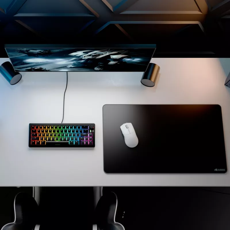 Alfombrilla de ratón Glorious Gaming Glorious Mouse Pad 2 XL Extended Stitched negra