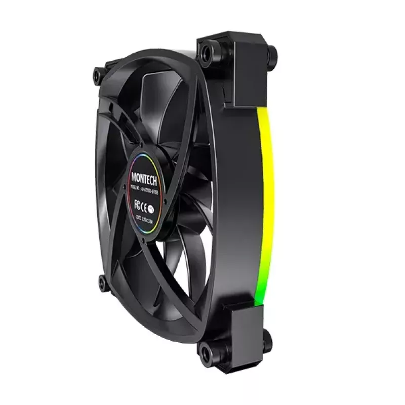 Módulo de ventilador Montech AX120 PWM 120mm 12V negro 3-Pin 4-Pin