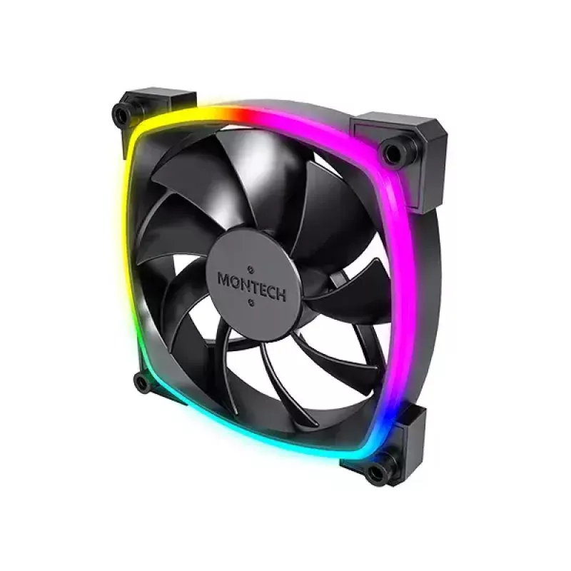 Módulo de ventilador Montech AX120 PWM 120mm 12V negro 3-Pin 4-Pin