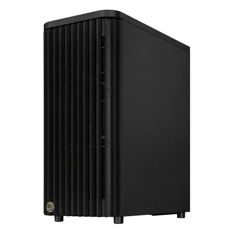 ASUS ProArt PA401 Wood Edition TG PWM 90DC00M0-B39000 caja para PC, Midi Tower, ATX, cristal templado, 2x USB 3.2, negra