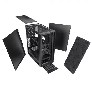 Caja de PC Fractal Design Meshify C Midi Tower negra
