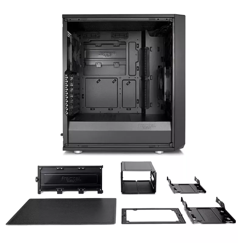 Caja de PC Fractal Design Meshify C Midi Tower negra