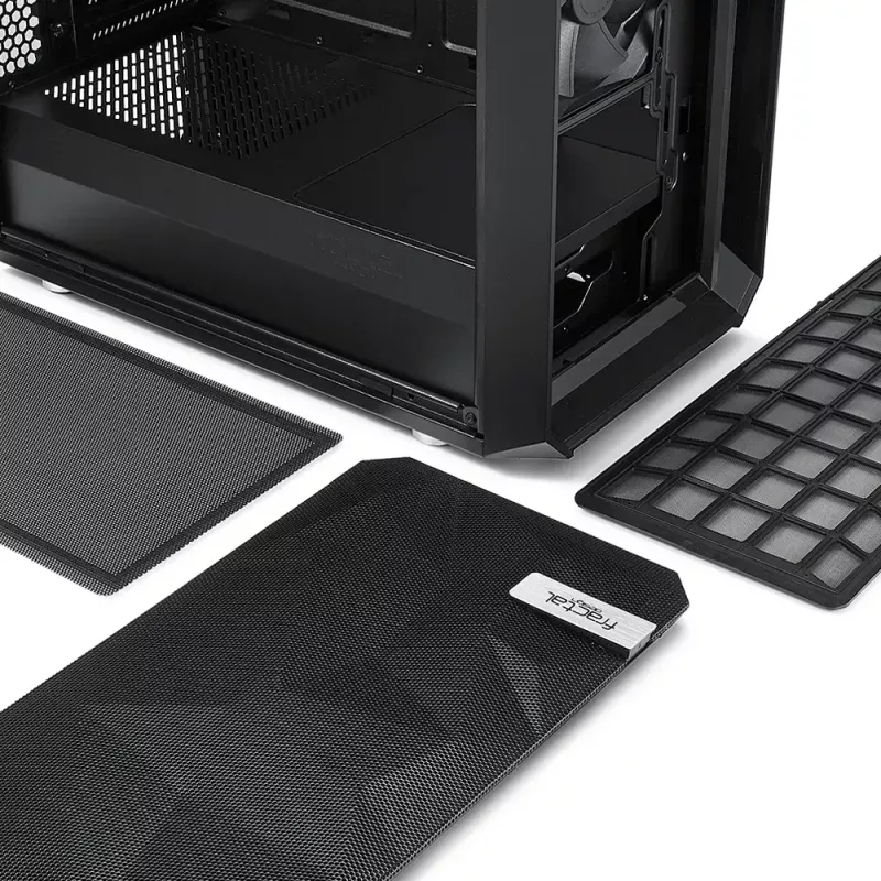 Caja de PC Fractal Design Meshify C Midi Tower negra