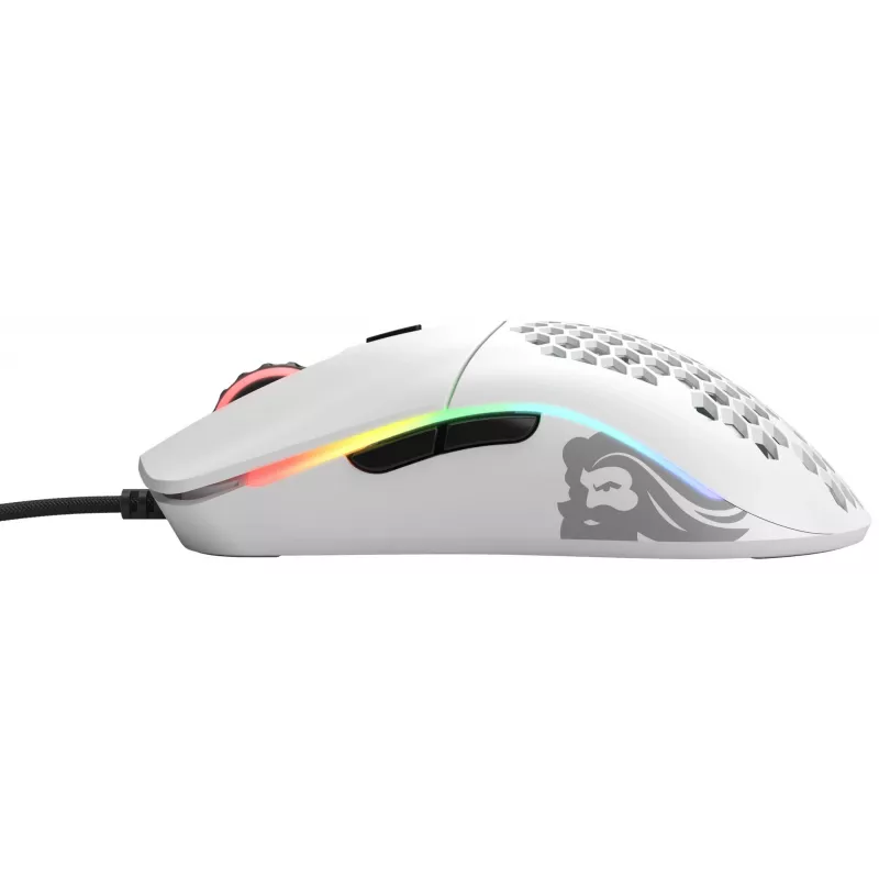 Ratón Glorious Gaming Glorious Model O- Regular (blanco), diestro, óptico, USB Type-A, 3200 DPI, blanco