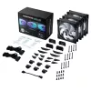 Phanteks D30-140 PWM Regular Airflow D-RGB PH-F140D30_DRGB_PWM_BK01_3P ventilador de caja, 140 mm, negro (3 uds.)