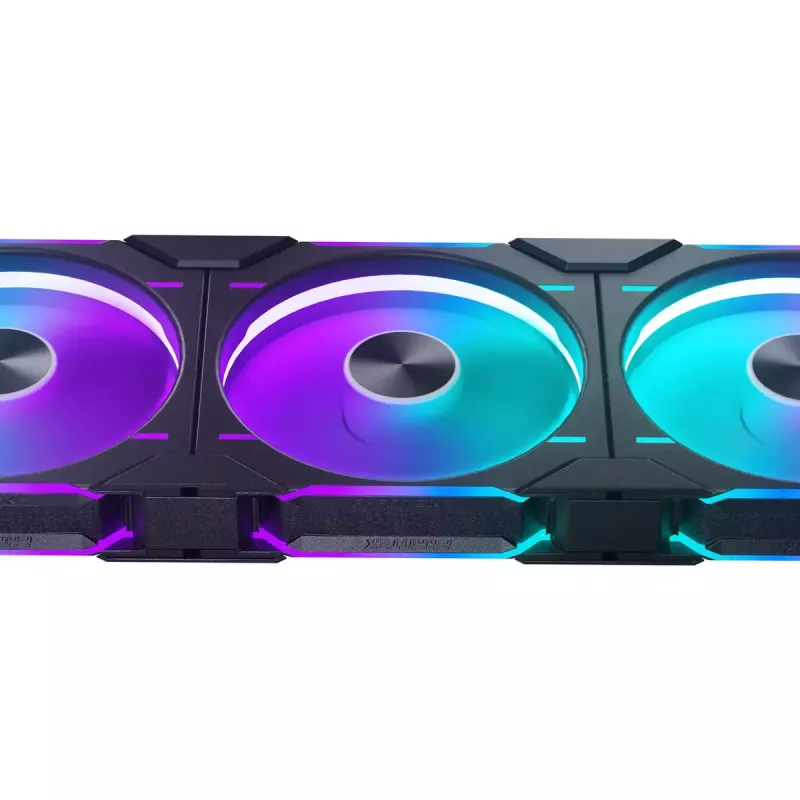 Phanteks D30-140 PWM Regular Airflow D-RGB PH-F140D30_DRGB_PWM_BK01_3P ventilador de caja, 140 mm, negro (3 uds.)