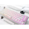 Ducky One 3 Classic Pure White SF Teclado Gaming USB Mecánico 67 teclas RGB
