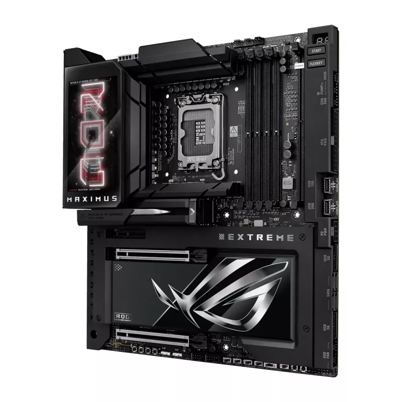 Placa base ASUS ROG MAXIMUS Z890 EXTREME — Intel Z890, LGA 1851, Extended ATX, DDR5, 4 DIMM, Wi‑Fi 7, Ethernet 10 Gb
