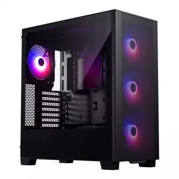 Caja de PC PHANTEKS XT Pro Ultra semitorre Negra — ATX/EATX, cristal templado, 2x3,5