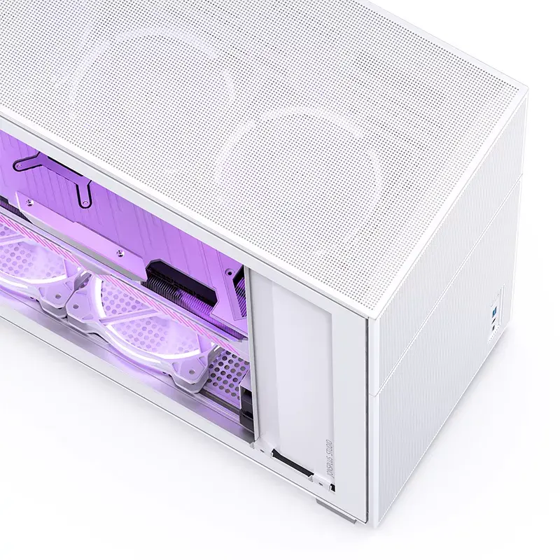 Carcasa de PC Jonsbo D41 MESH Midi Tower blanca