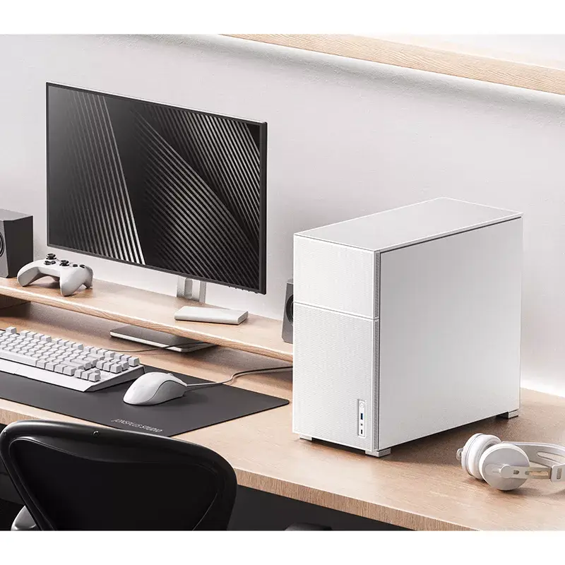 Carcasa de PC Jonsbo D41 MESH Midi Tower blanca