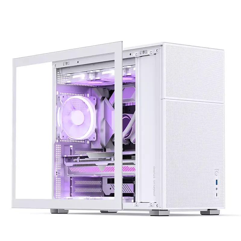 Carcasa de PC Jonsbo D41 MESH Midi Tower blanca
