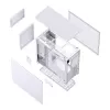 Carcasa de PC Jonsbo D41 MESH Midi Tower blanca