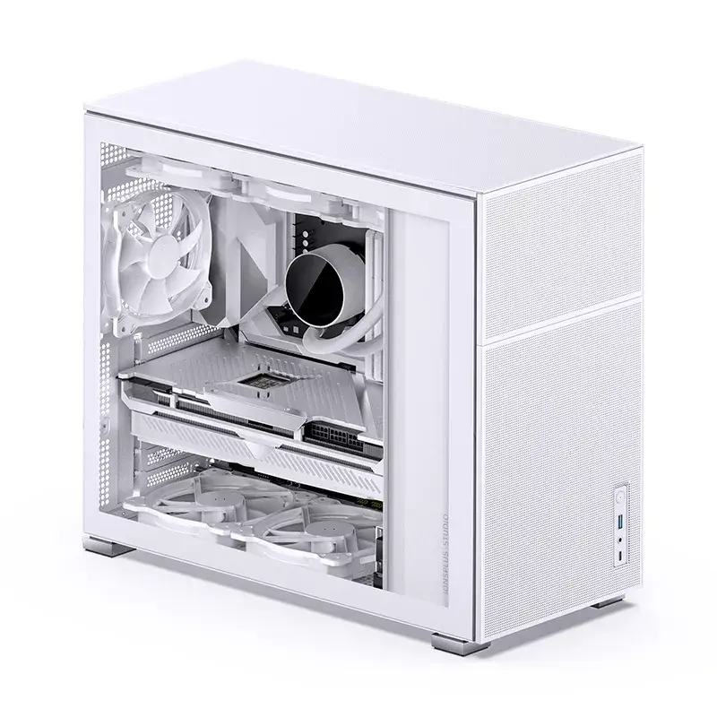 Carcasa de PC Jonsbo D41 MESH Midi Tower blanca