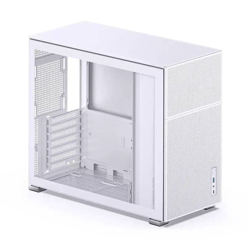 Carcasa de PC Jonsbo D41 MESH Midi Tower blanca