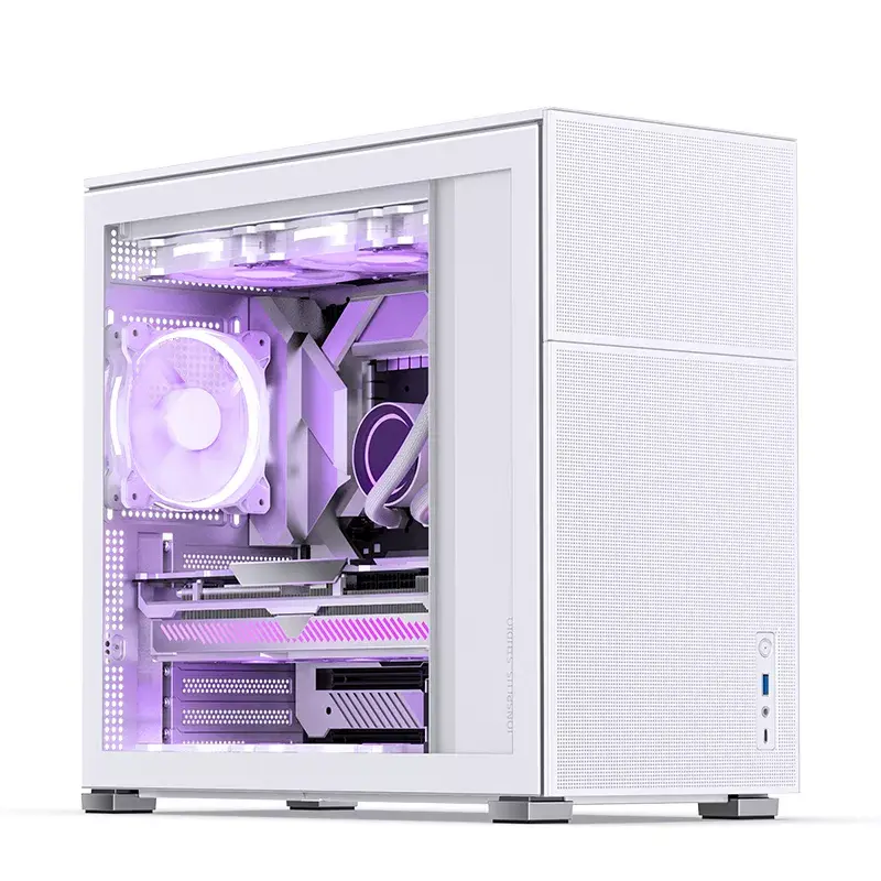 Carcasa de PC Jonsbo D41 MESH Midi Tower blanca
