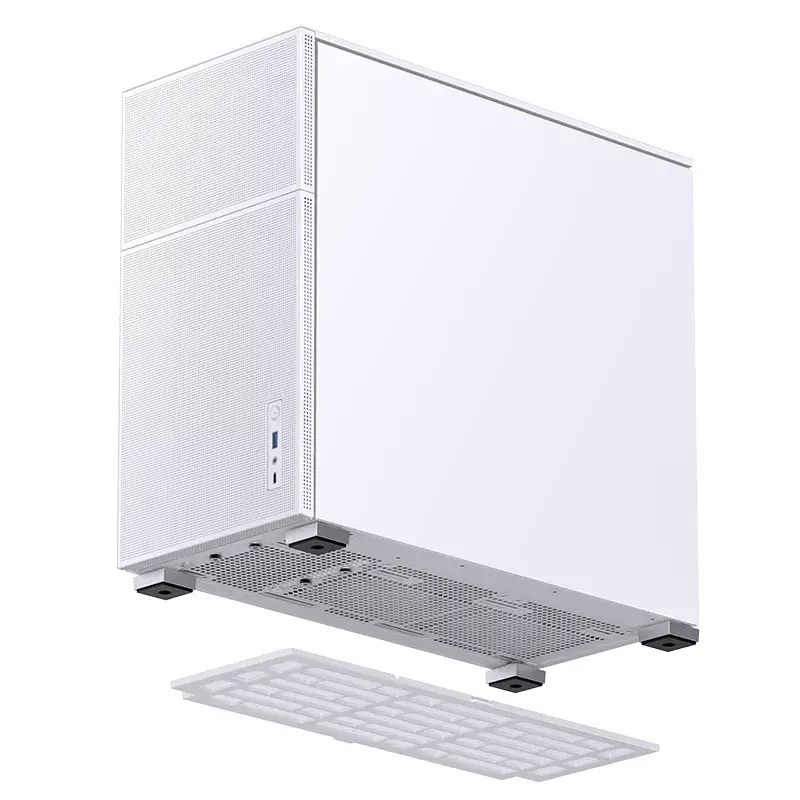 Carcasa de PC Jonsbo D41 MESH Midi Tower blanca