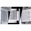 Carcasa de PC Jonsbo D41 MESH Midi Tower blanca
