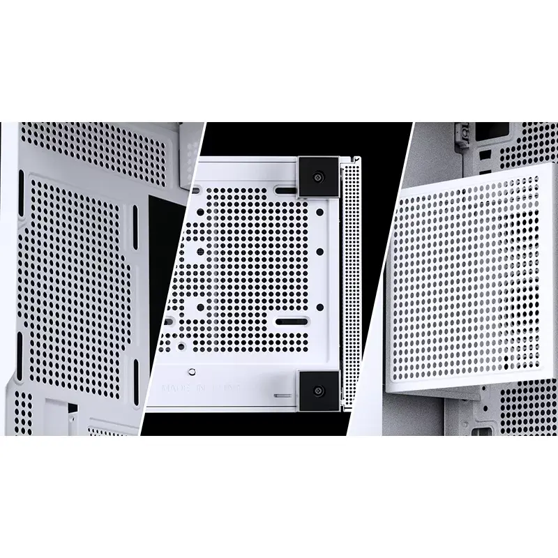 Carcasa de PC Jonsbo D41 MESH Midi Tower blanca