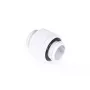 Alphacool Eiszapfen 17489 adaptador de doble niple giratorio G1/4 macho a G1/4 macho, latón, 22 mm, blanco