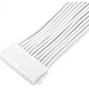 Cable de extensión para fuente de alimentación SILVERSTONE 24 pines ATX SST-PP07E-MBW-V2 30 cm blanco