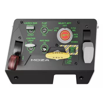 Panel Moza Racing MTLP, negro, metal, 196,5 mm, 134,7 mm, 149 mm, 680 g