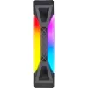 Kit de doble ventilador CORSAIR iCUE QL140 RGB 140mm PWM con Lighting Node Core