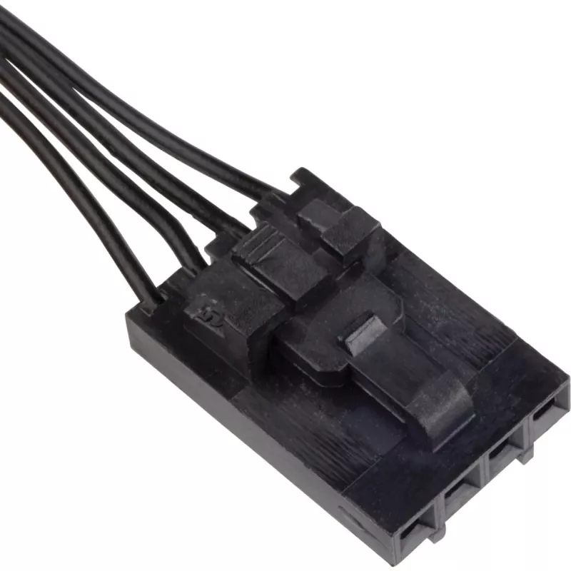 Kit de doble ventilador CORSAIR iCUE QL140 RGB 140mm PWM con Lighting Node Core